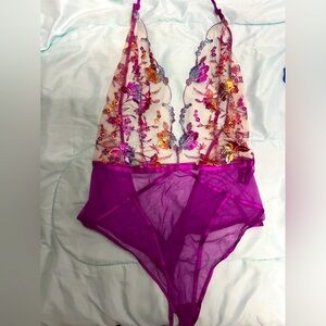 Honey Birdette “ Whitney Rainbow “ Bodysuit